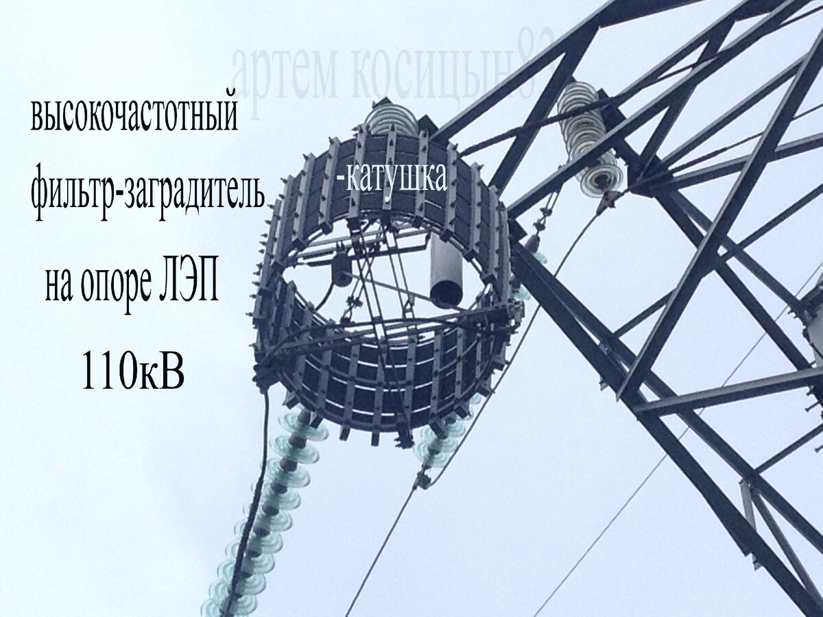 Для чего нужны "корзины" на опоре ЛЭП.Что такое связь по проводам ЛЭП ...