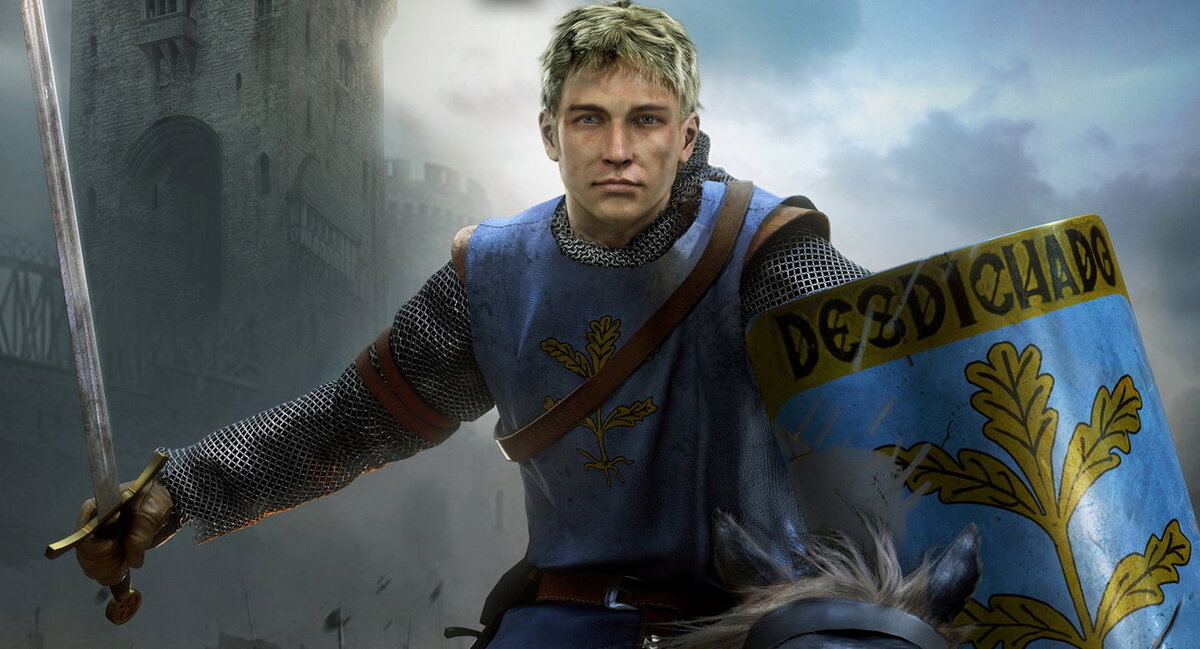 Это ноунейм воин который с радостью умрет за вас в Crusader Kings 2.  Взято из открытых источников.