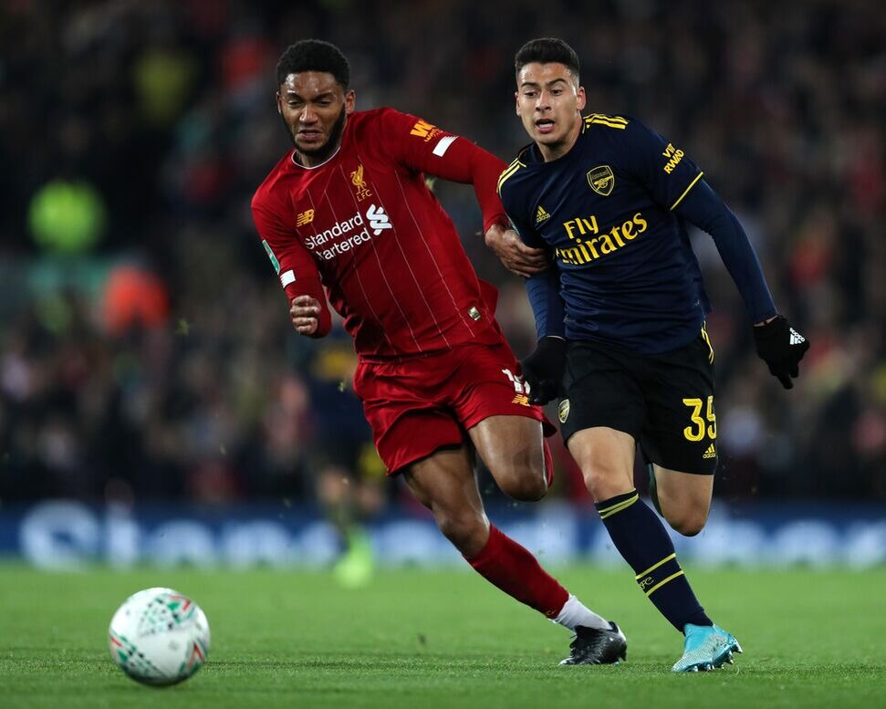 Ливерпуль - Арсенал. Кубок лиги Англии. Источник фото: Яндекс