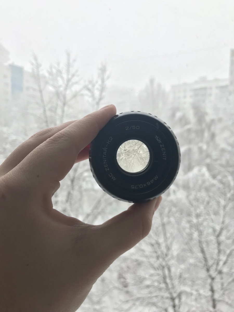 Диафрагма полностью открыта
