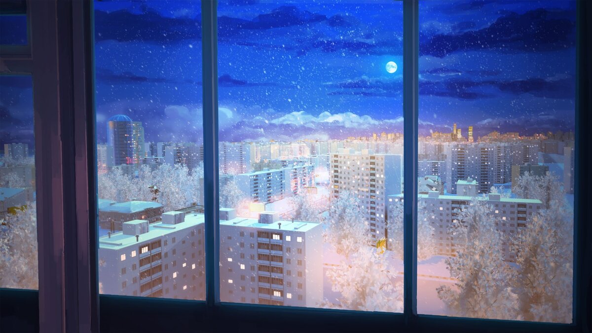 Вид из окна квартиры 