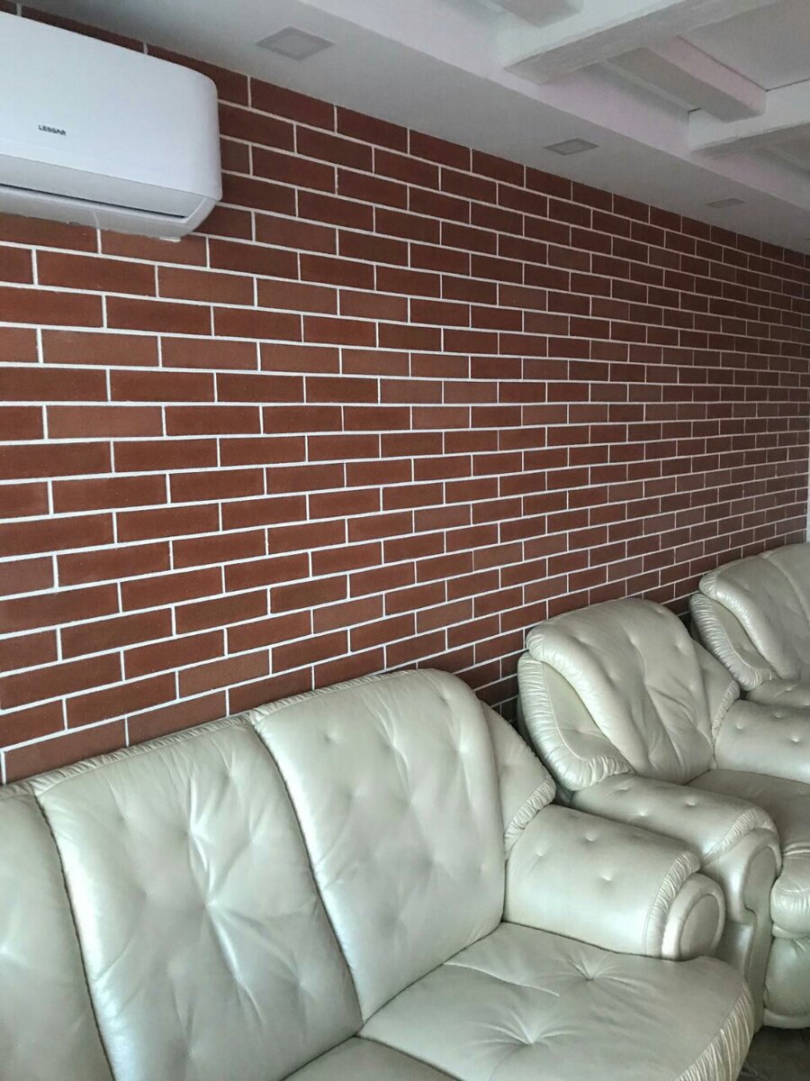 Красный керамический шпон - лучшая имитация полнотелого кирпича