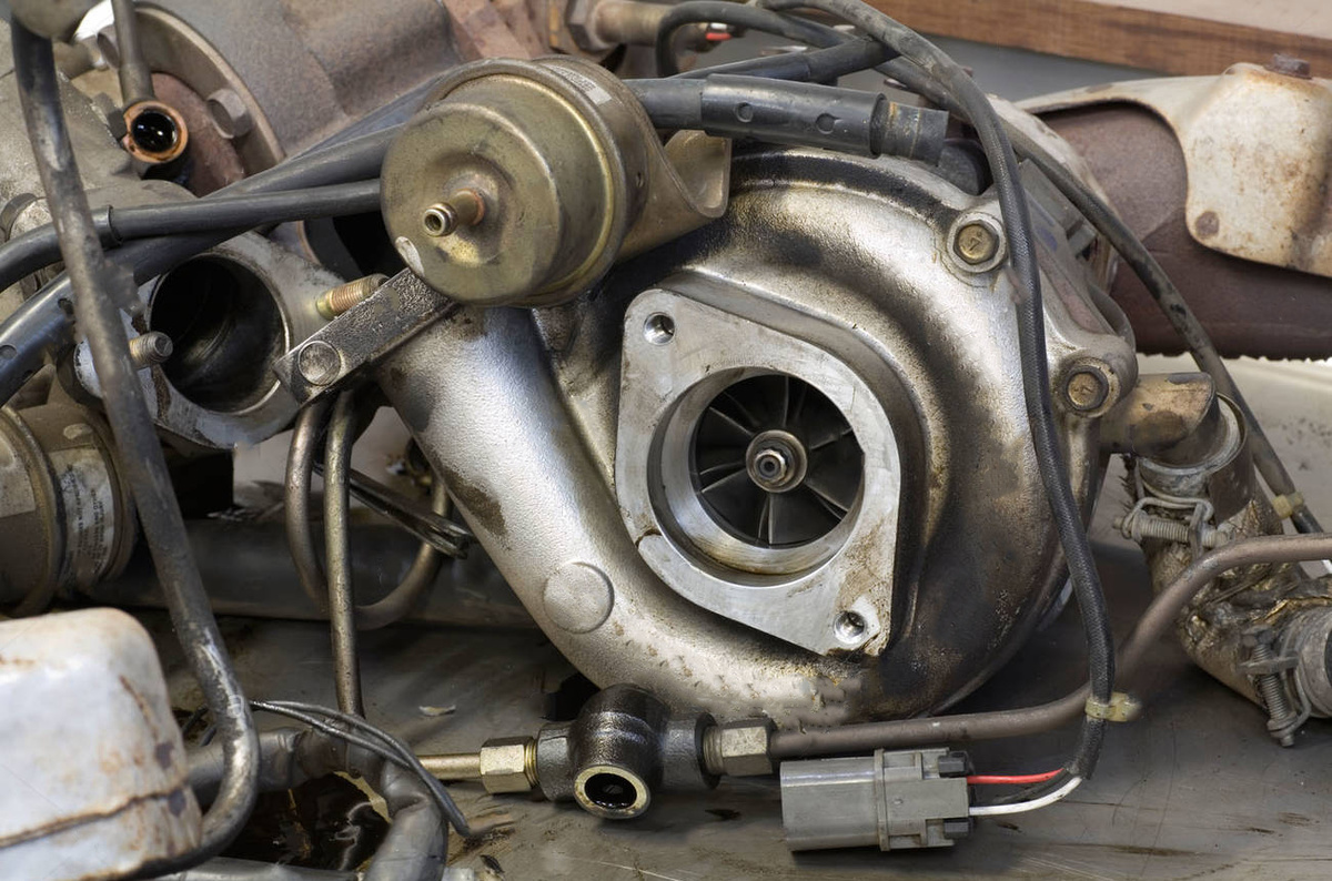 Сломанная турбина.