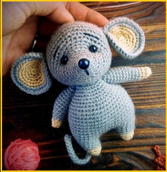 Мышка-малышка с сайта https://livingart.online/