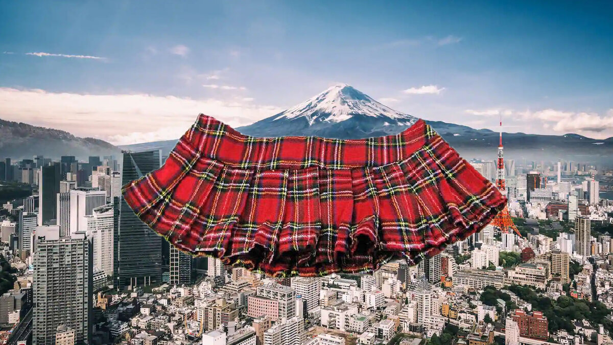 Мини-юбка летит над Токио, как фанера над Парижем
