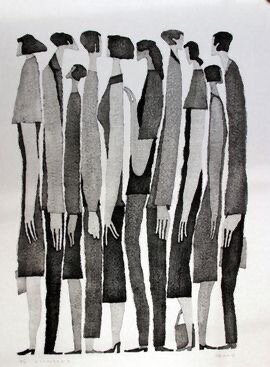 AOKI Tetsuo 2007 Standing People