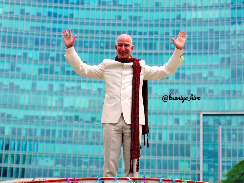            Джефф Безос — бизнесмен, основатель интернет-компании Amazon.com