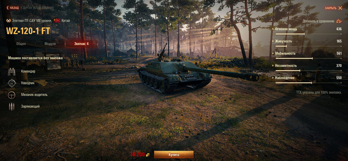 Wot 10 уровень