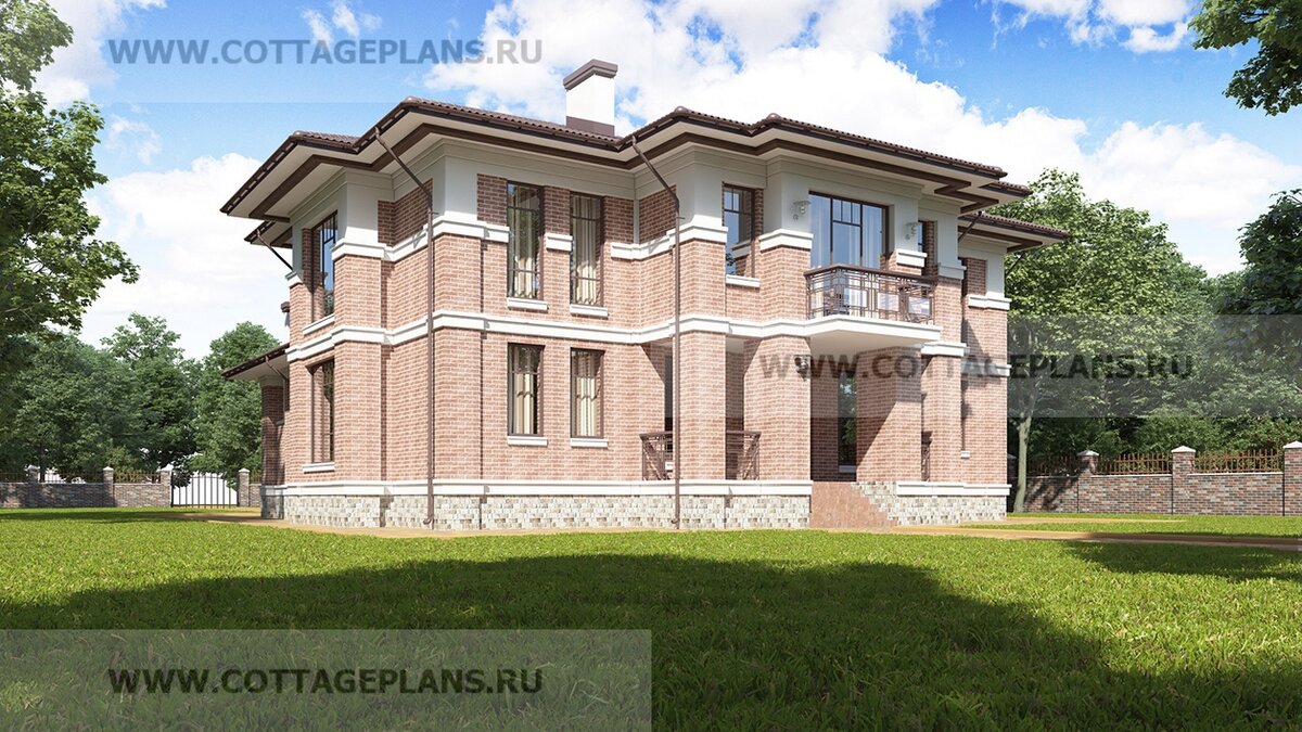  Фасады дома. Источник фото: https://www.cottageplans.ru