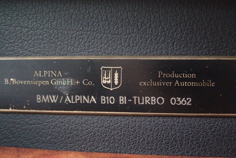 bmw alpina vin