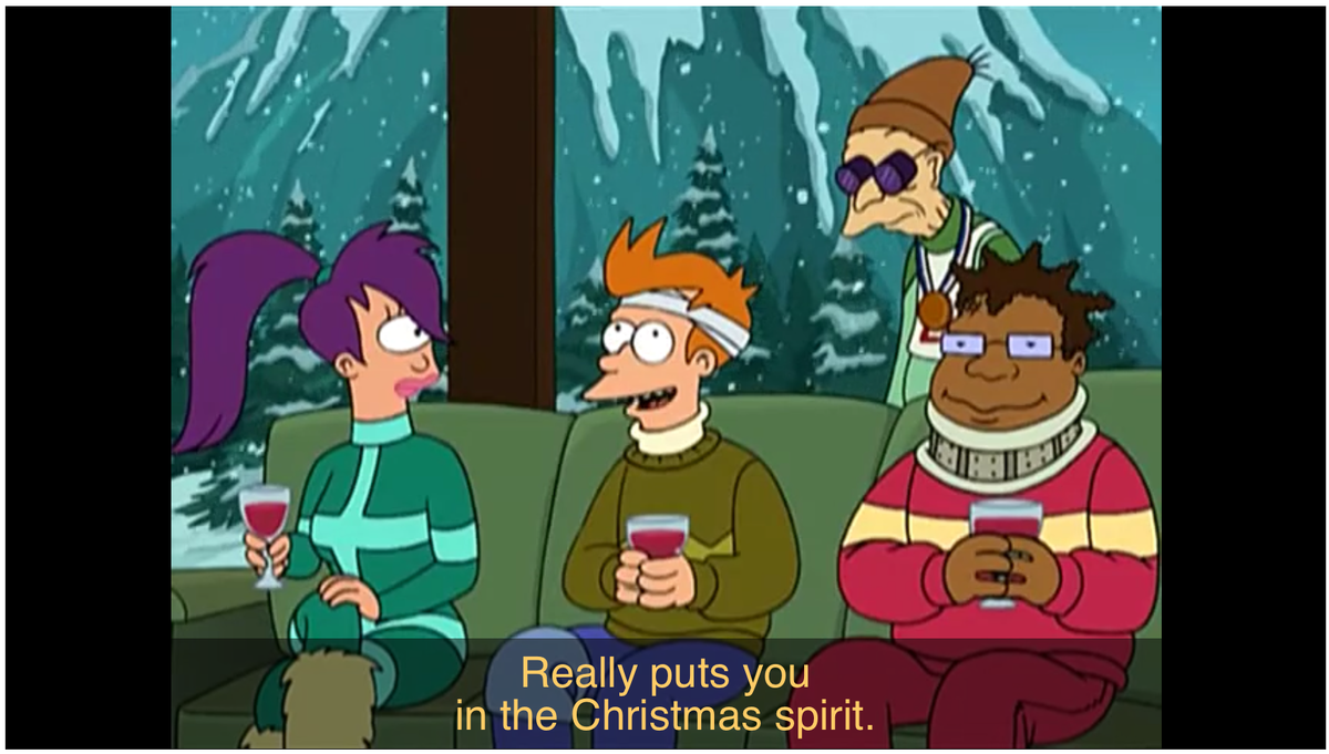 *Это на самом деле наполняет тебя Рождественским духом 