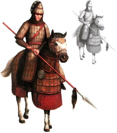 Саргатский катафракт - ранний железный век. Реконструкция