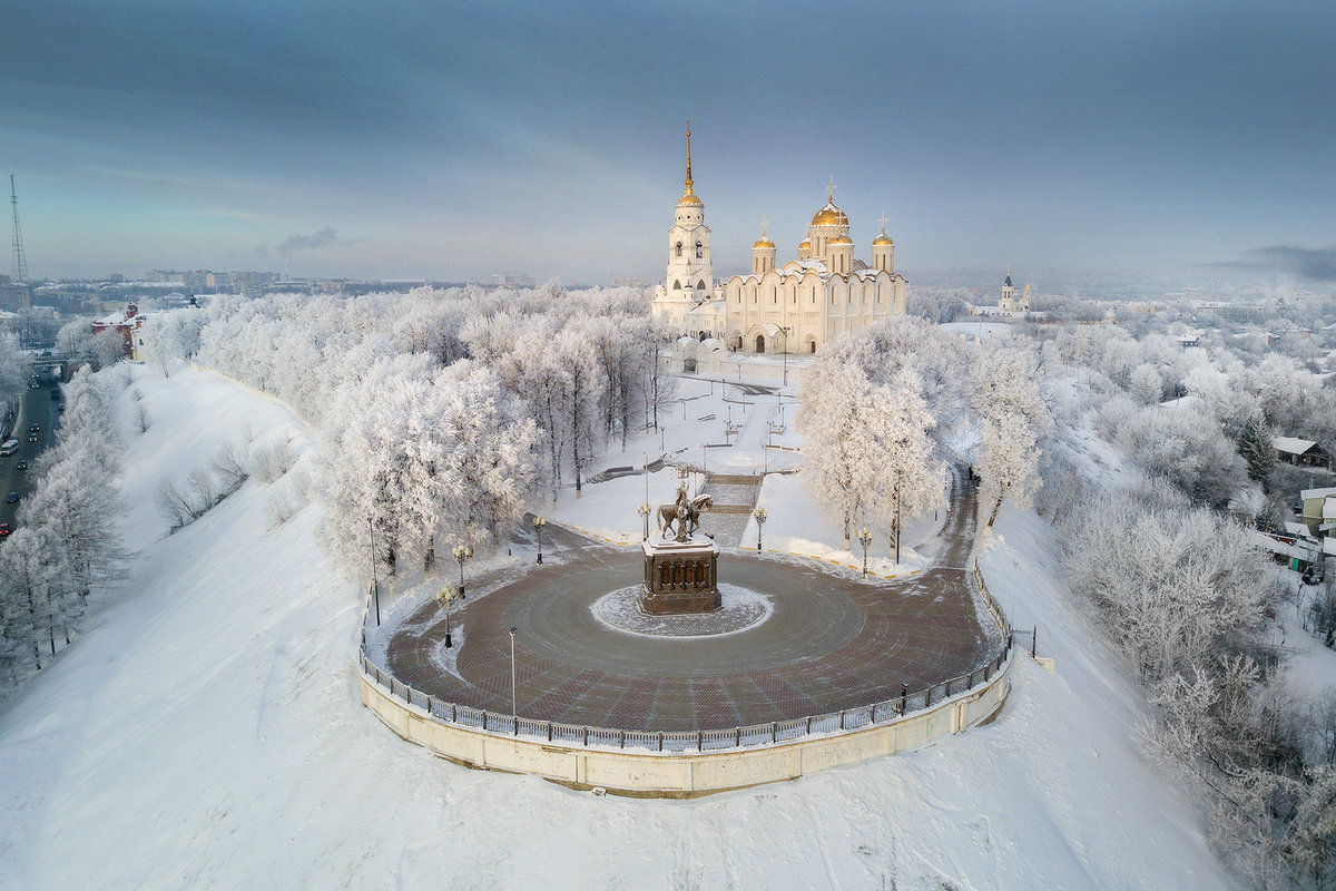 солнечная москва зимой