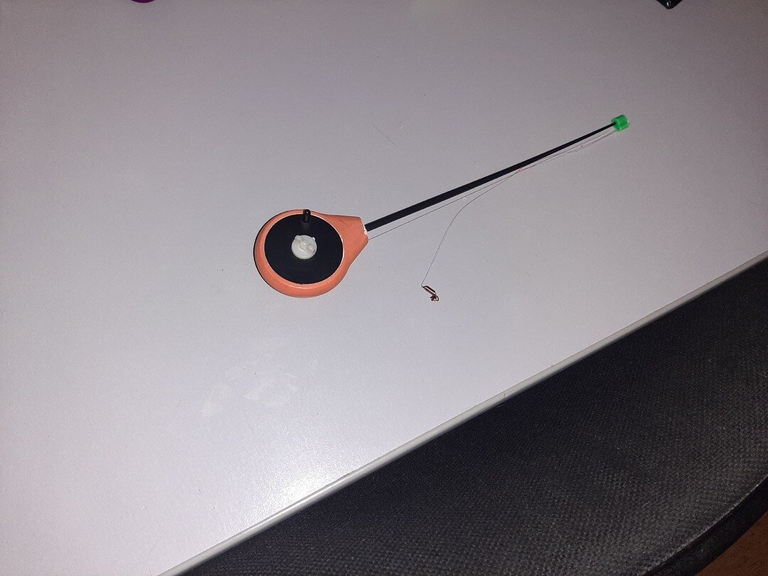 Леска 0.08, лавсановый кивок, гвоздекубик с бензиновым кубиком