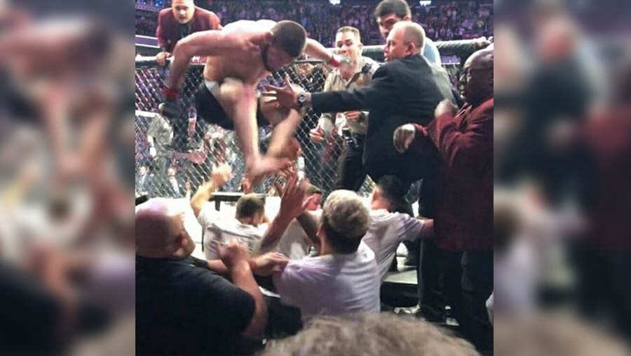 Фото взято из интернет-источников. "Полет орла" UFC 229