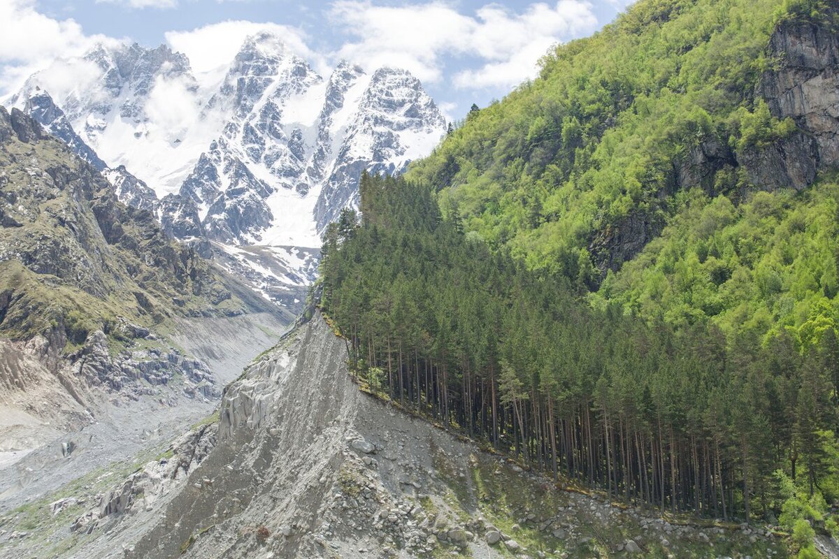 Ледник Караугом маршрут