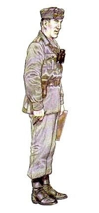 Фото 3. Лейтенант мотострелковых войск. Источник: Smith D., Chappell M. «Army uniforms since 1945»