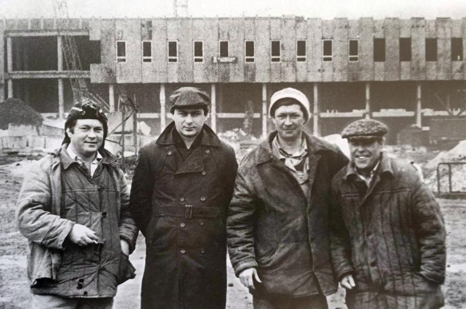 Строительство торгового центра "Башкирия", 1984.