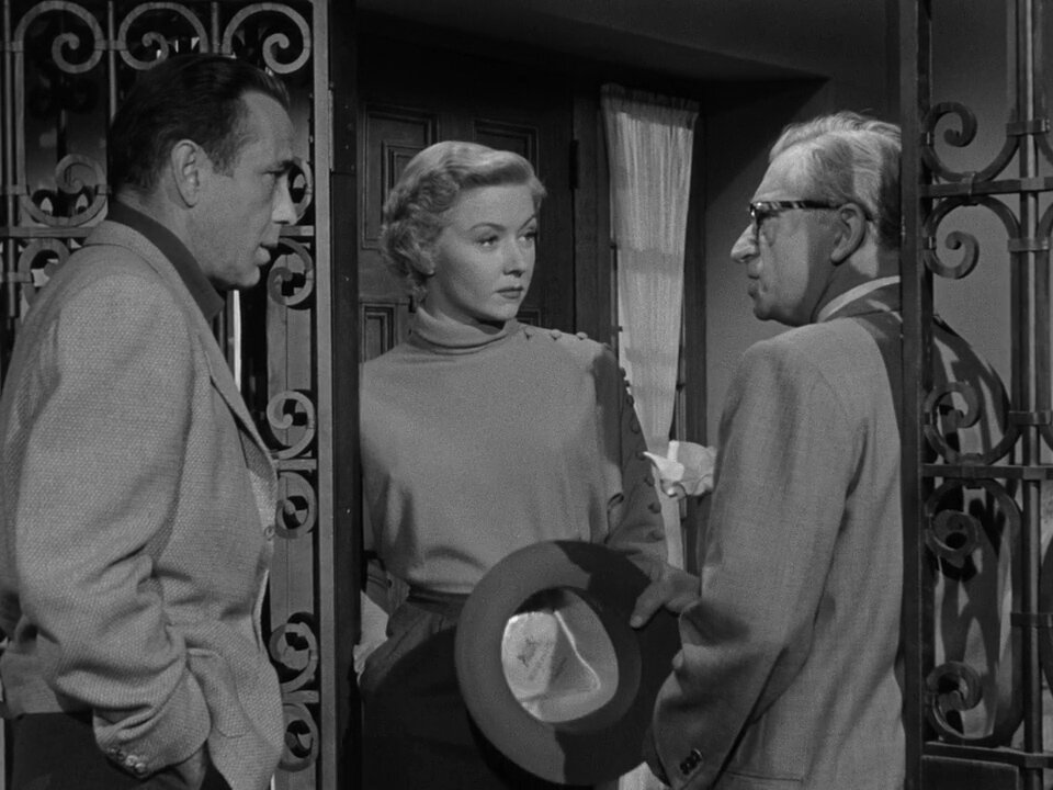 Кадр из фильма "В укромном месте" (1950)