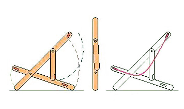 Как сделать складной шезлонг из дерева своими руками