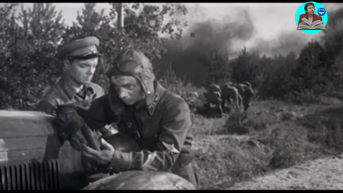 Кадр из фильма "Живые и мертвые".