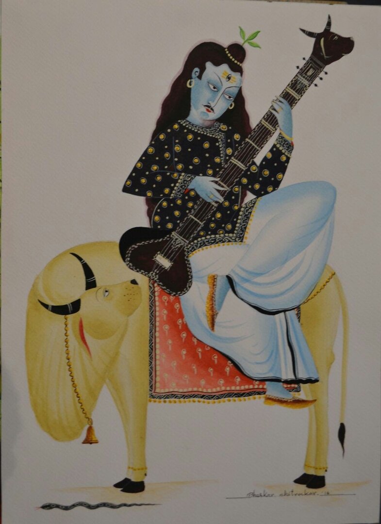 Шива играет на вине: https://vk.com/album-107788745_258646305