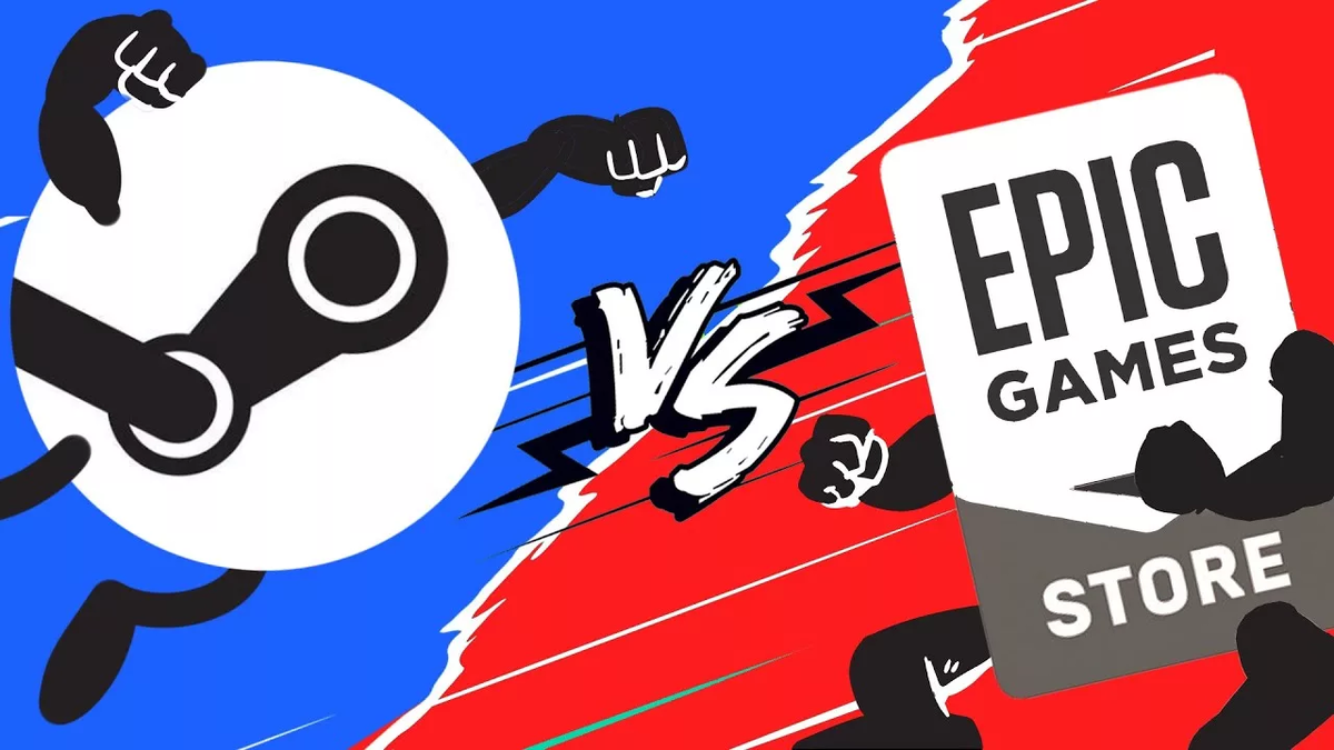 V steam. Стим против ЭПИК геймс. Steam vs Epic games. Стим против. Steam vs EGS.