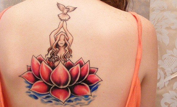 Значение татуировки цветка лотоса