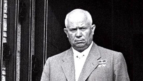 Никита Хрущев после обеда со Сталиным