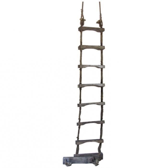 Как самостоятельно сделать веревочную лестницу для дачи