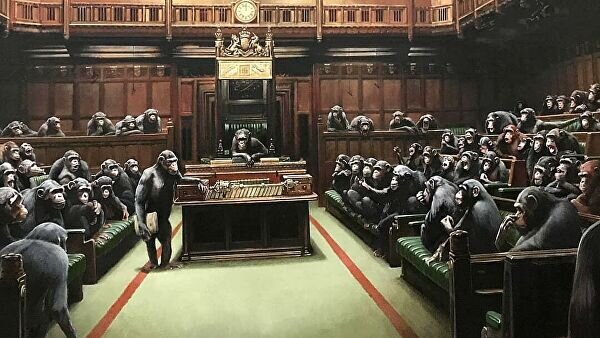 Фото: Страница banksy в Instagram «Devolved Parliament»
