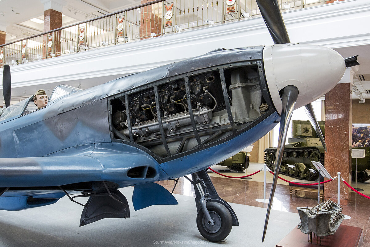 Як -3 с двигателем ВК-105ПФ в музее Боевой Славы В. Пышма - Екатеринбург