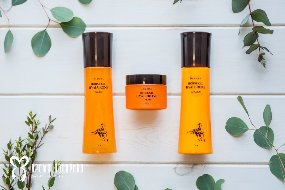 Средства Deoproce с лошадиным маслом