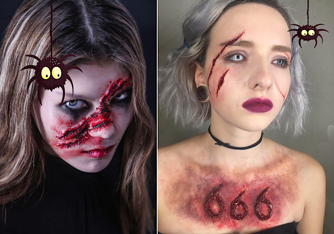 Грим выглядит очень натуралистичным. Фото предоставлено автором.