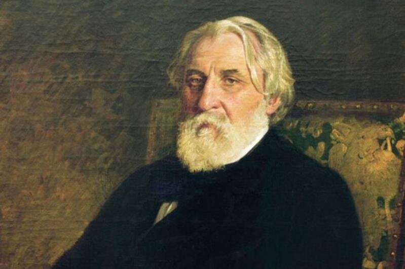 ИЛЬЯ РЕПИН. ПОРТРЕТ ИВАНА ТУРГЕНЕВА (ФРАГМЕНТ). 1874