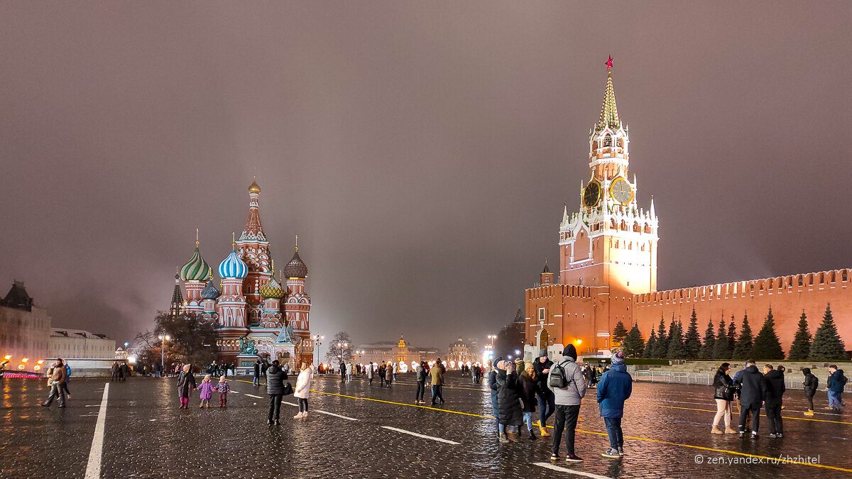Красная площадь деревянная