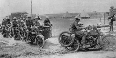 Первый военный мотоцикл симса 1898