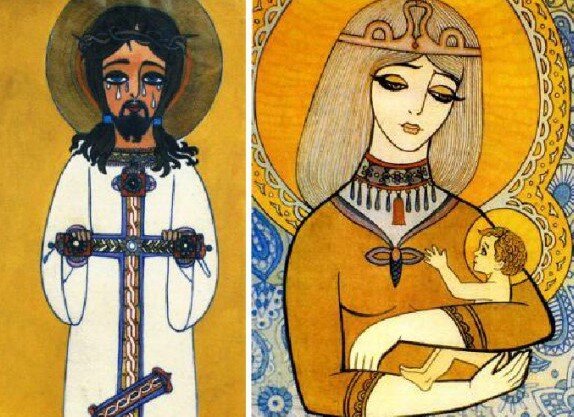 Иисус и Мадонна
