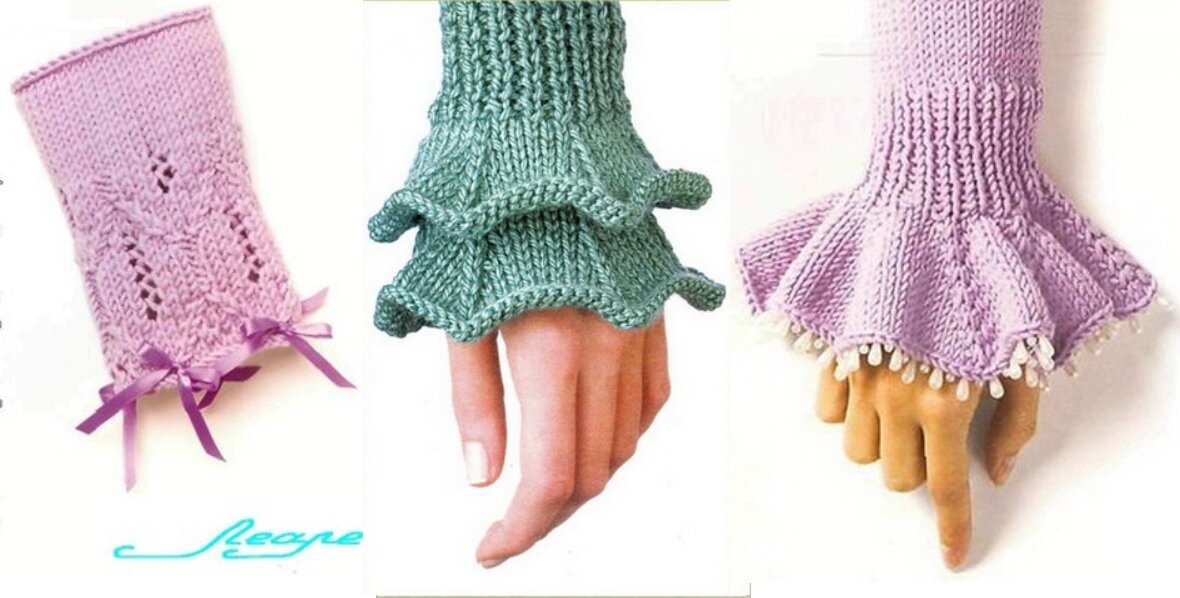 Вязаные манжеты как самостоятельный и необычный аксессуар! 4 повода ...