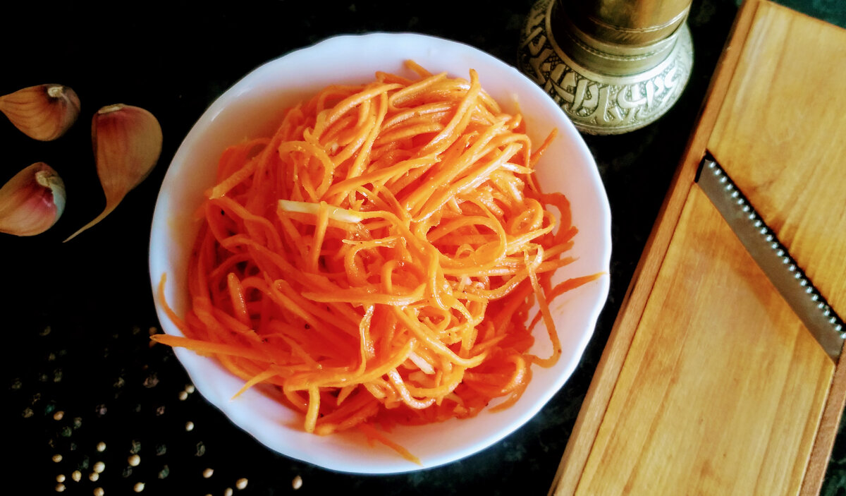 Самый простой способ приготовить морковку по-корейски 