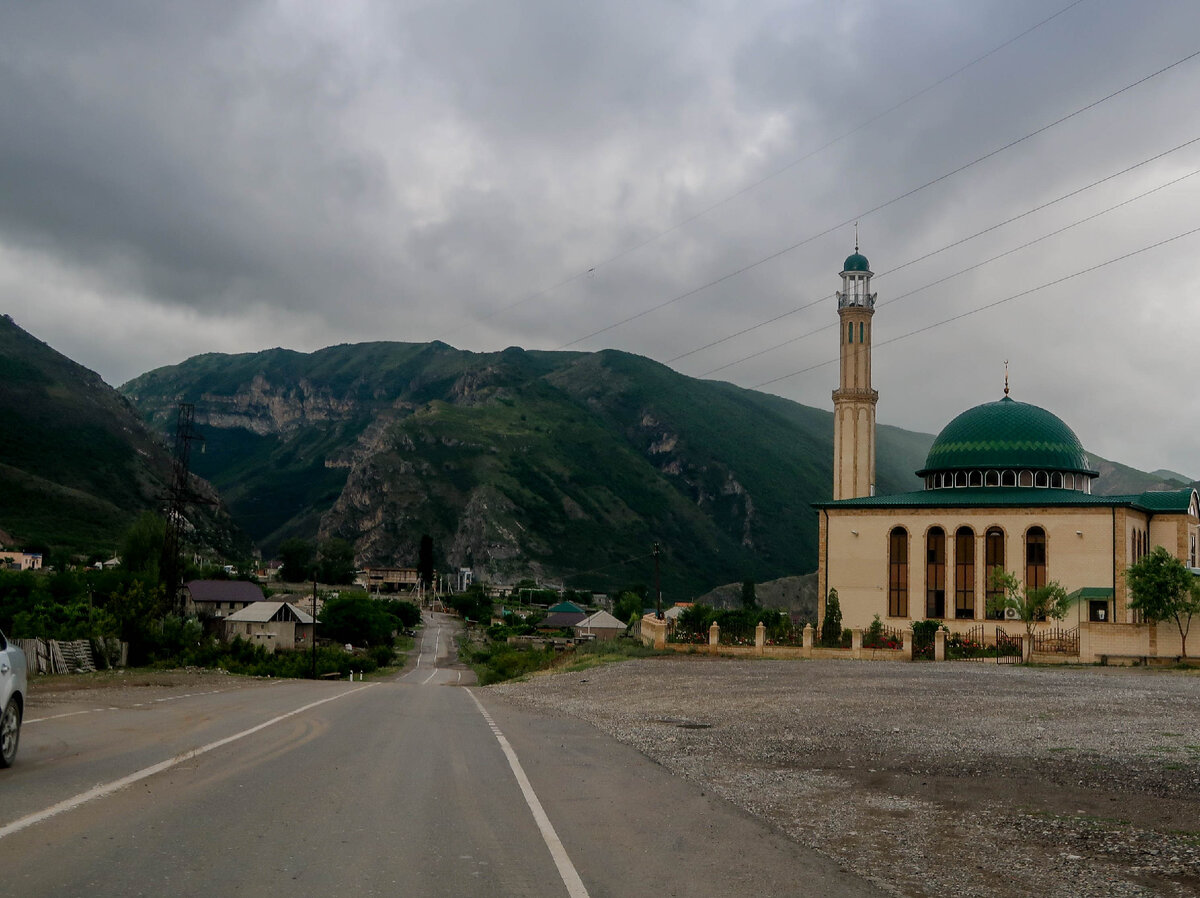 Дорога на Сулакский каньон. 