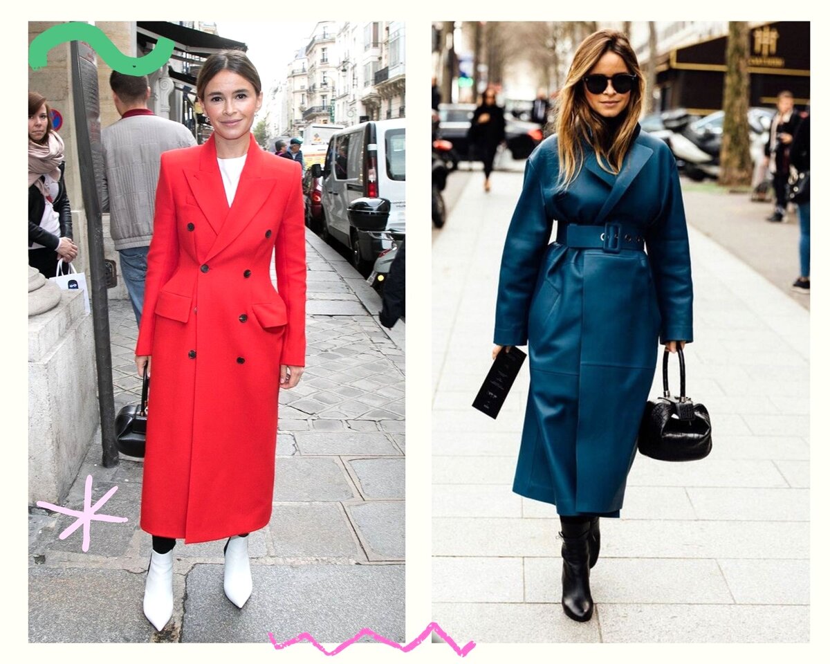 Мирослава балансирует объемы и в верхней одежде. 