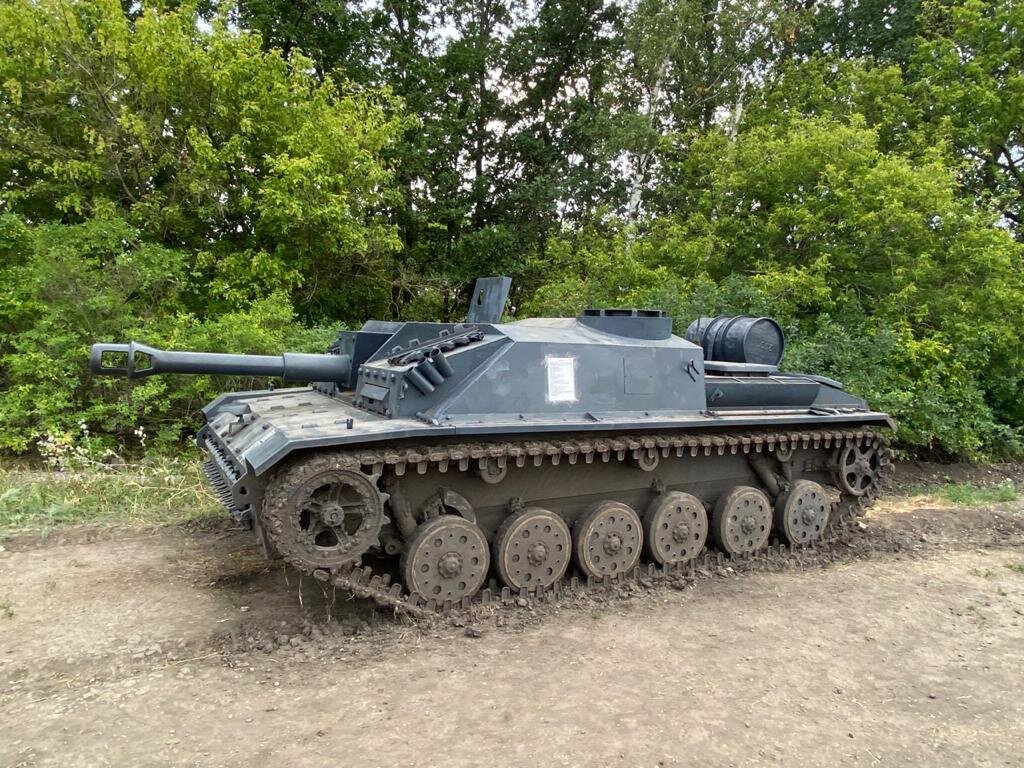 Экспонат военно-патриотического клуба "Прохоровский рубеж". Фотография автора 