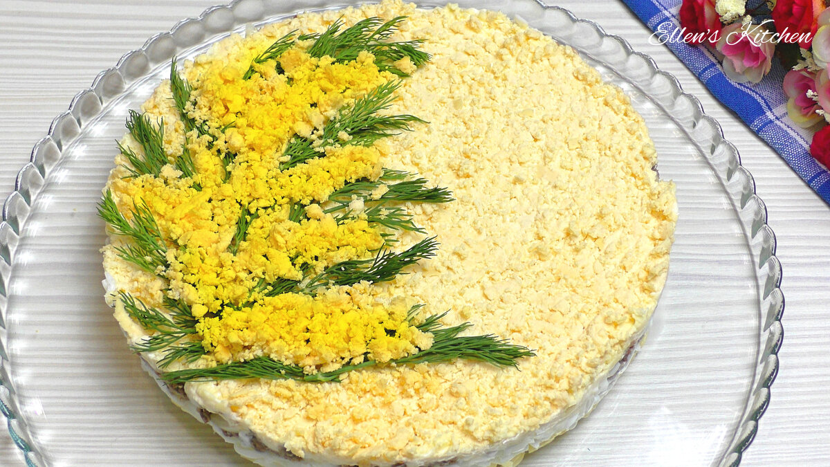 Салат Мимоза с консервированной горбушей классический | Рецепт | Еда, Рецепты еды, Кулинария