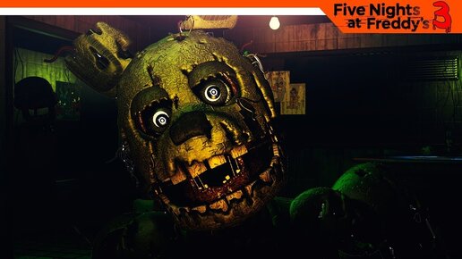 Картина для интерьера на стену - Фнаф, Пять ночей с Фредди, Five Nights at Freddy's (3) 60х80 см