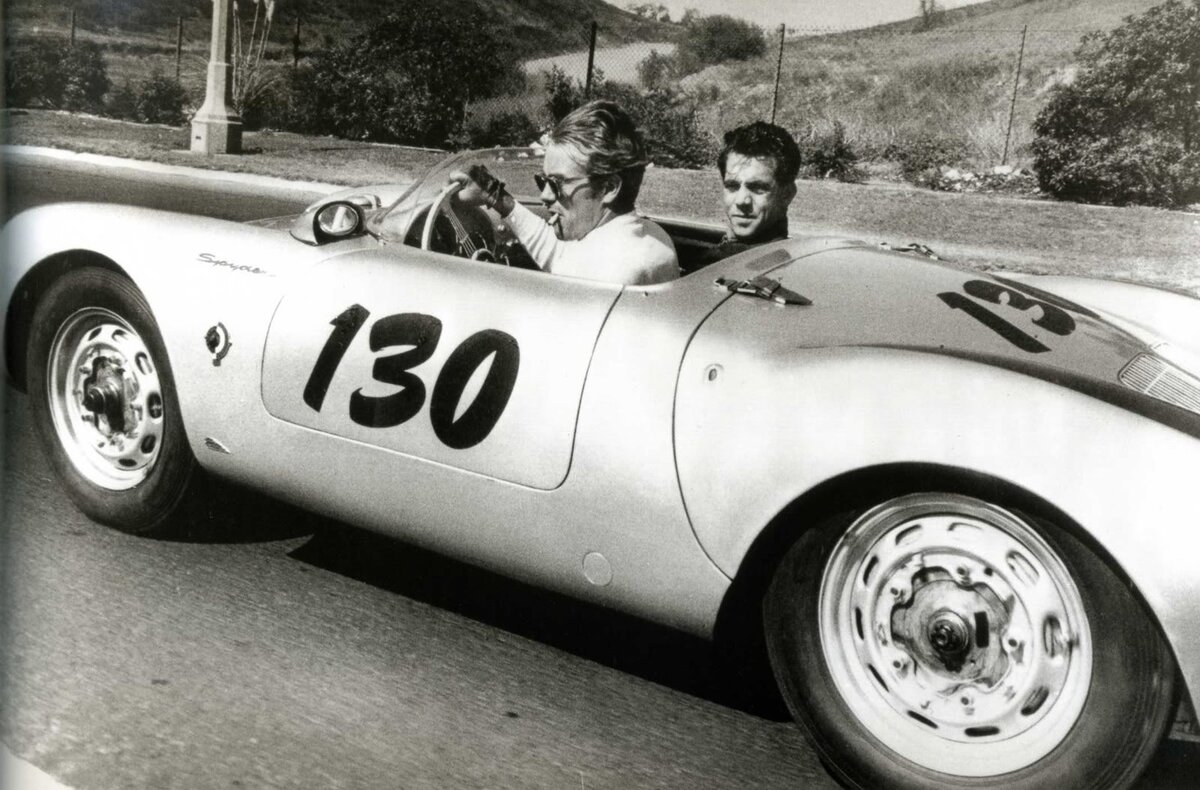 porsche 550 spyder джеймс дин