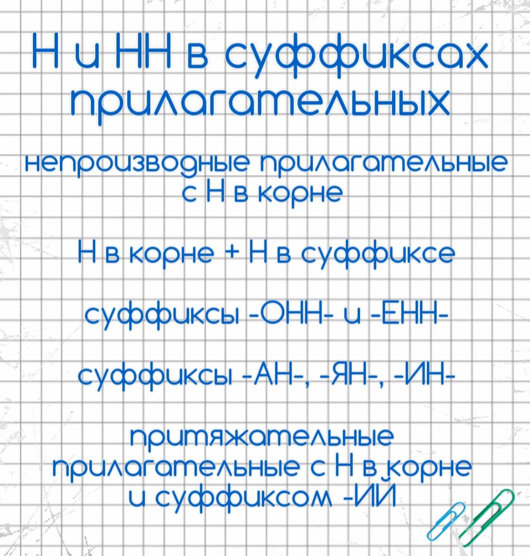 15 задание ЕГЭ, 5 задание ОГЭ. Н и НН в суффиксах прилагательных🔮 |  Русский в клеточку | ЕГЭ,ОГЭ,ВПР | Дзен