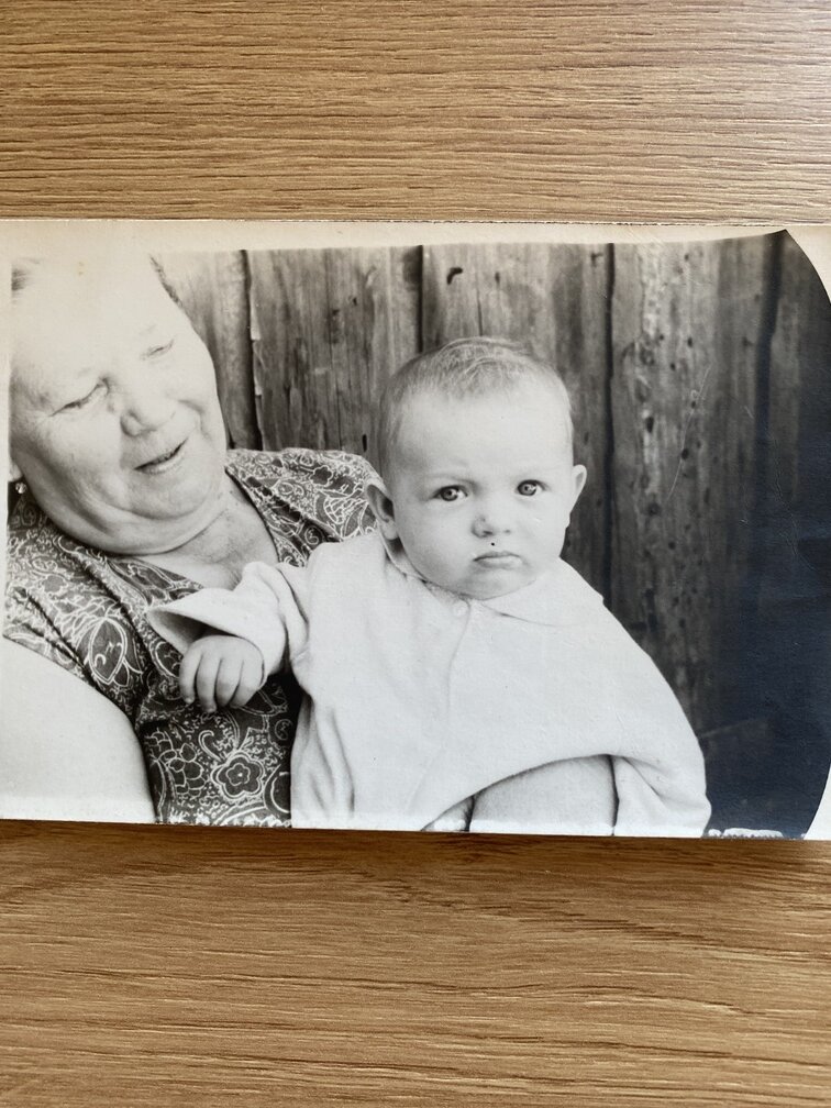 Я с бабушкой Лизой