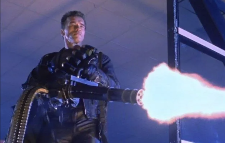    Кадр из х/ф «Терминатор 2 Судный день». реж Джеймс Кэмерон. США, Франция. 1991