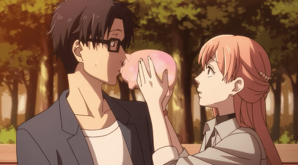 Скриншот из аниме Так сложно любить отаку Wotaku ni Koi wa Muzukashii 